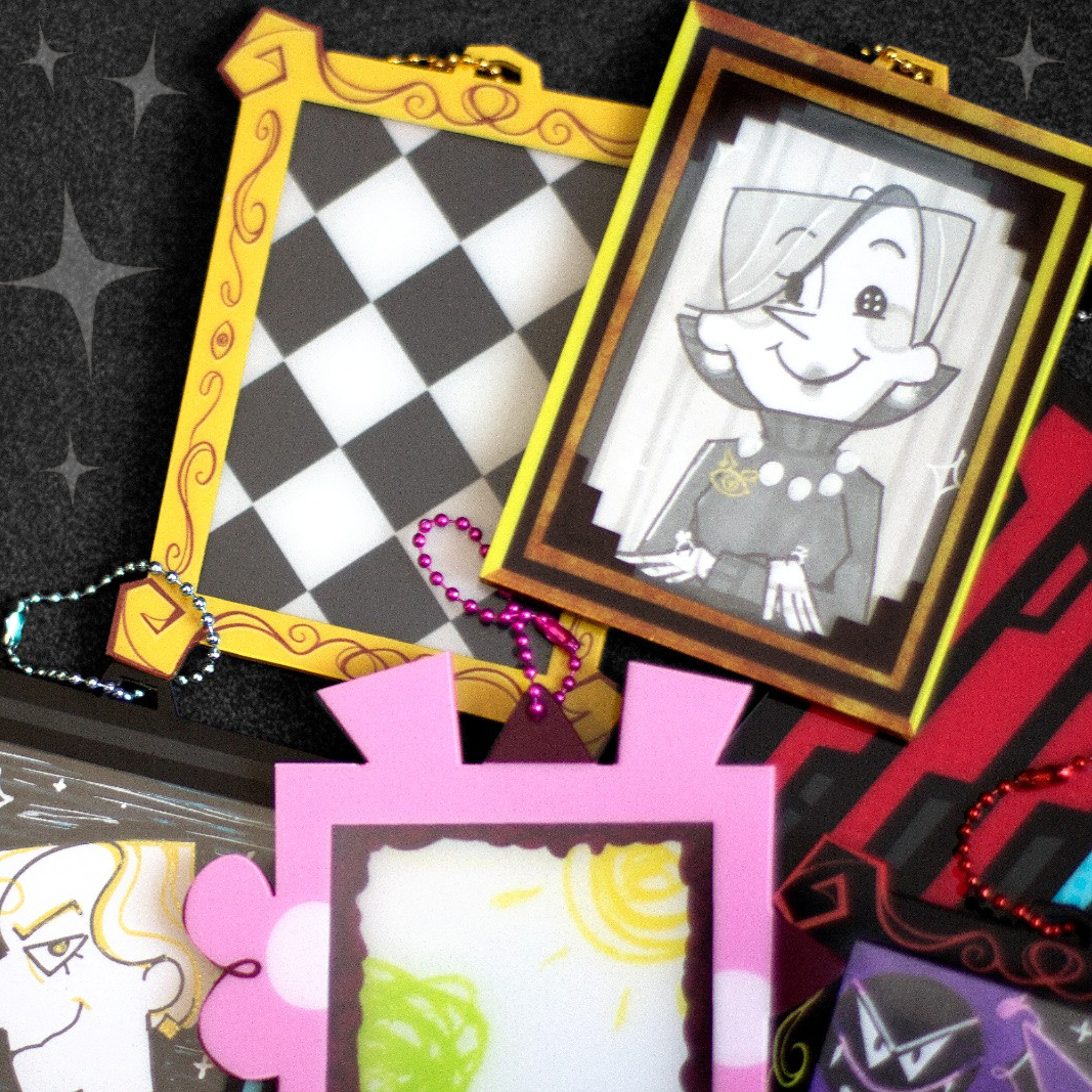 Deluxe Card Frames - Each designed and made to display our sketchcard range (alongside any other trading cards.)